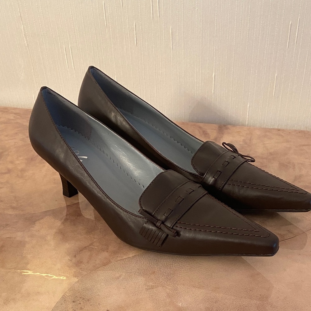 BCBG Dark Brown Pointed Heels